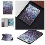 For iPad Mini (2019) Painted Pattern Horizontal Flip Leather Case with Holder & Card Slots & Wallet(Gradient Black Sand)