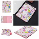 For Samsung Galaxy Tab 4 10.1 / T530 Painted Pattern Horizontal Flip Leather Case with Holder & Card Slots & Wallet(Unicorn Family)