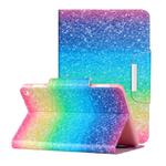 For  Amazon Fire HD 8 (2020) Painted Pattern Horizontal Flip Leather Case with Holder & Card Slots & Wallet(Rainbow Sand)