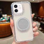 For iPhone 11 Dreamland Transparent MagSafe Holder Phone Case(Grey)