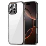 For iPhone 16 Pro PC Hybrid TPU Airbag Shockproof Phone Case(Transparent Black)