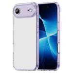 For iPhone 17 Air PC Hybrid TPU Airbag Shockproof Phone Case(Transparent Purple)