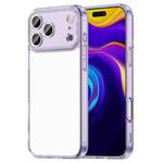 For iPhone 17 Pro Max PC Hybrid TPU Airbag Shockproof Phone Case(Transparent Purple)