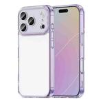 For iPhone 17 Pro PC Hybrid TPU Airbag Shockproof Phone Case(Transparent Purple)