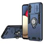 For Samsung Galaxy S25+ 5G Camshield Ring Holder Phone Case(Royal Blue)