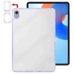 For Huawei MatePad 11.5 / 11.5 S / Air 11.5 Color TPU Hybrid Clear Acrylic Tablet Case(Taro Purple)