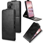 For TCL 60 SE NxtPaper 5G Magnetic Vertical Flip Leather Phone Case with Buckle(Black)