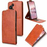For TCL 60 SE NxtPaper 5G Magnetic Vertical Flip Leather Phone Case with Buckle(Brown)