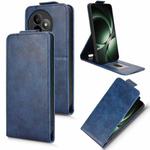 For Redmi K80 Ultra Magnetic Vertical Flip Leather Phone Case with Buckle(Blue)