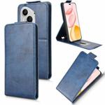 For Honor 400 Pro Global 160.8mm Magnetic Vertical Flip Leather Phone Case with Buckle(Blue)
