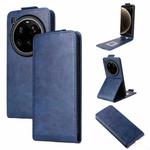 For Xiaomi 15 Ultra 5G Magnetic Vertical Flip Leather Phone Case with Buckle(Blue)