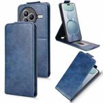For Xiaomi Civi 5 Pro 5G Magnetic Vertical Flip Leather Phone Case with Buckle(Blue)