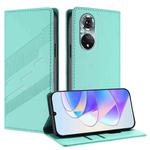 For Honor 50 Pro / Huawei nova 9 Pro Embossed Multi-functional Wallet Retro Leather Phone Case(Mint Green)