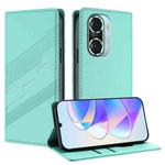 For Honor 60 Pro Embossed Multi-functional Wallet Retro Leather Phone Case(Mint Green)