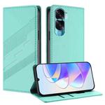 For Honor 90 Lite / X50i Embossed Multi-functional Wallet Retro Leather Phone Case(Mint Green)