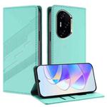 For Honor 300 Pro / 300 Ultra Embossed Multi-functional Wallet Retro Leather Phone Case(Mint Green)