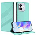 For Honor 400 Lite Embossed Multi-functional Wallet Retro Leather Phone Case(Mint Green)