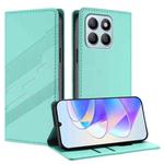 For Honor X8b Embossed Multi-functional Wallet Retro Leather Phone Case(Mint Green)