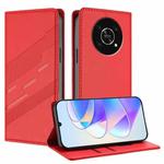 For Honor X9 5G / X9 4G / X30 5G Embossed Multi-functional Wallet Retro Leather Phone Case(Red)