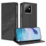 For Honor X60 GT Embossed Multi-functional Wallet Retro Leather Phone Case(Black)