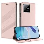 For Honor X60 GT Embossed Multi-functional Wallet Retro Leather Phone Case(Pink)