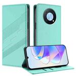 For Huawei Enjoy 50 Pro / nova Y90 Embossed Multi-functional Wallet Retro Leather Phone Case(Mint Green)