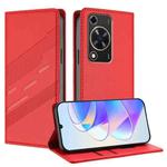 For Huawei Enjoy 70 Embossed Multi-functional Wallet Retro Leather Phone Case(Red)