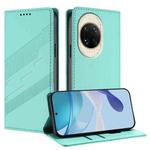 For Huawei nova 14 Embossed Multi-functional Wallet Retro Leather Phone Case(Mint Green)