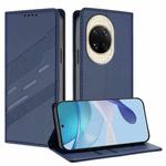 For Huawei nova 14 Embossed Multi-functional Wallet Retro Leather Phone Case(Dark Blue)
