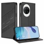 For Huawei nova 14 Pro Embossed Multi-functional Wallet Retro Leather Phone Case(Black)