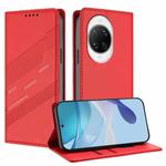 For Huawei nova 14 Pro Embossed Multi-functional Wallet Retro Leather Phone Case(Red)