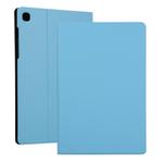 For Samsung Galaxy Tab A7 / T500 Horizontal Flip Elasticity PU + TPU Leather Case with Holder(Blue)