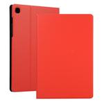 For Samsung Galaxy Tab A7 / T500 Horizontal Flip Elasticity PU + TPU Leather Case with Holder(Red)