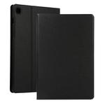 For Samsung Galaxy Tab A7 / T500 Horizontal Flip Elasticity PU + TPU Leather Case with Holder(Black)