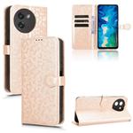 For Doogee Note 59 / Note 59 Pro Honeycomb Dot Texture Leather Phone Case(Gold)