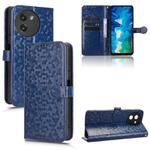 For Doogee Note 59 / Note 59 Pro Honeycomb Dot Texture Leather Phone Case(Blue)