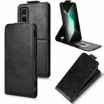 For Infinix GT 30 Pro Magnetic Vertical Flip Leather Phone Case with Buckle(Black)