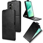 For Infinix Hot 60i 4G / Hot 60 5G Magnetic Vertical Flip Leather Phone Case with Buckle(Black)