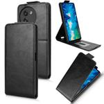 For Doogee Note 59 / Note 59 Pro Magnetic Vertical Flip Leather Phone Case with Buckle(Black)
