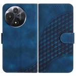 For TCL 60R 5G YX0060 Elephant Head Embossed Phone Leather Case with Lanyard(Royal Blue)