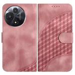 For TCL 60R 5G YX0060 Elephant Head Embossed Phone Leather Case with Lanyard(Pink)