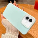For iPhone 16 Plus Jelly Silicone Skin-feel Phone Case(Sky Blue)