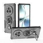 For Realme 14 Pro Metal Kickstand TPU Hybrid PC Phone Case(Black)