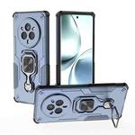 For Realme 14 Pro Metal Kickstand TPU Hybrid PC Phone Case(Blue)