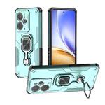 For Realme 14 Metal Kickstand TPU Hybrid PC Phone Case(Green)