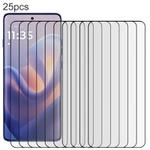For Motorola Edge 60 Pro 25pcs 3D Curved Edge Full Screen Tempered Glass Film