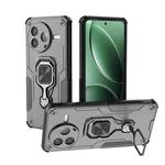 For Redmi K80 Metal Kickstand TPU Hybrid PC Phone Case(Black)
