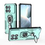 For Redmi K70 Metal Kickstand TPU Hybrid PC Phone Case(Green)