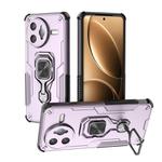 For Redmi K80 Pro Metal Kickstand TPU Hybrid PC Phone Case(Purple)