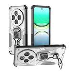 For vivo Y300 Pro Metal Kickstand TPU Hybrid PC Phone Case(Grey)